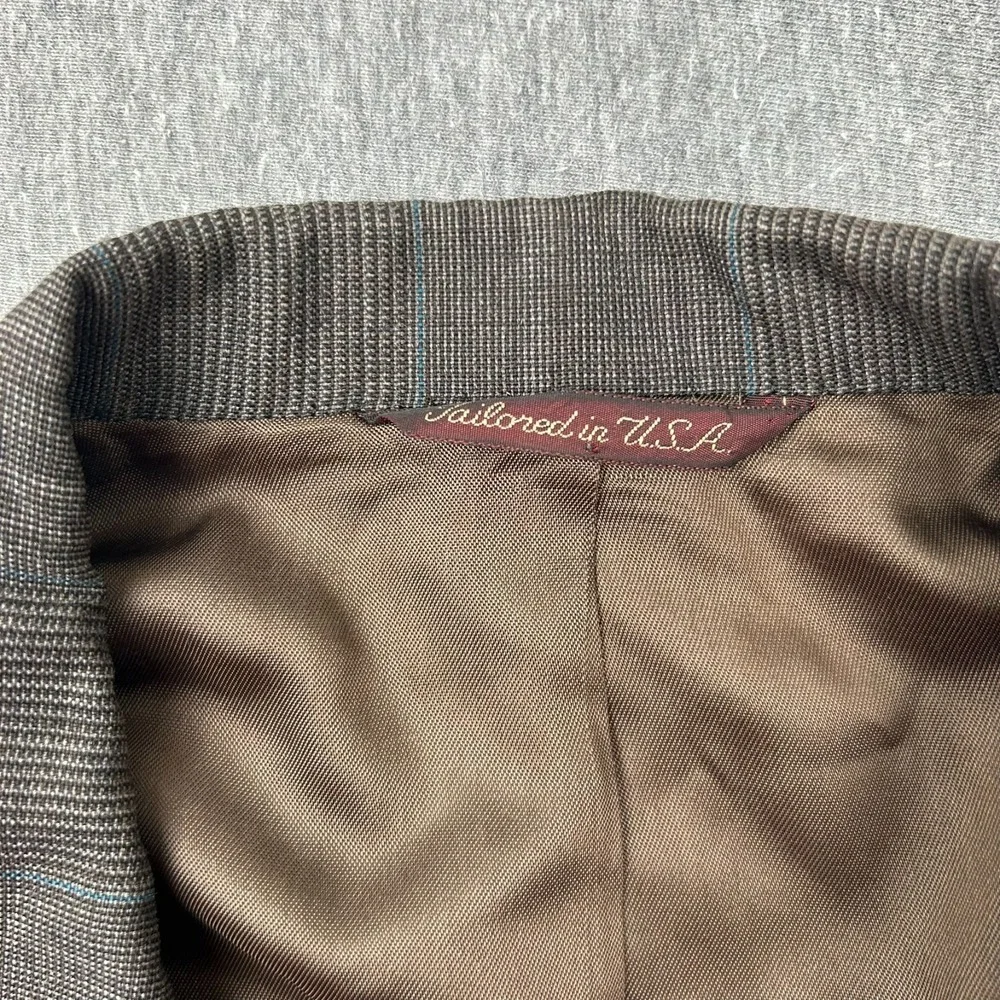 Polo University Club Ralph Lauren Glen Check Blazer Mens 42? Sport Coat‎